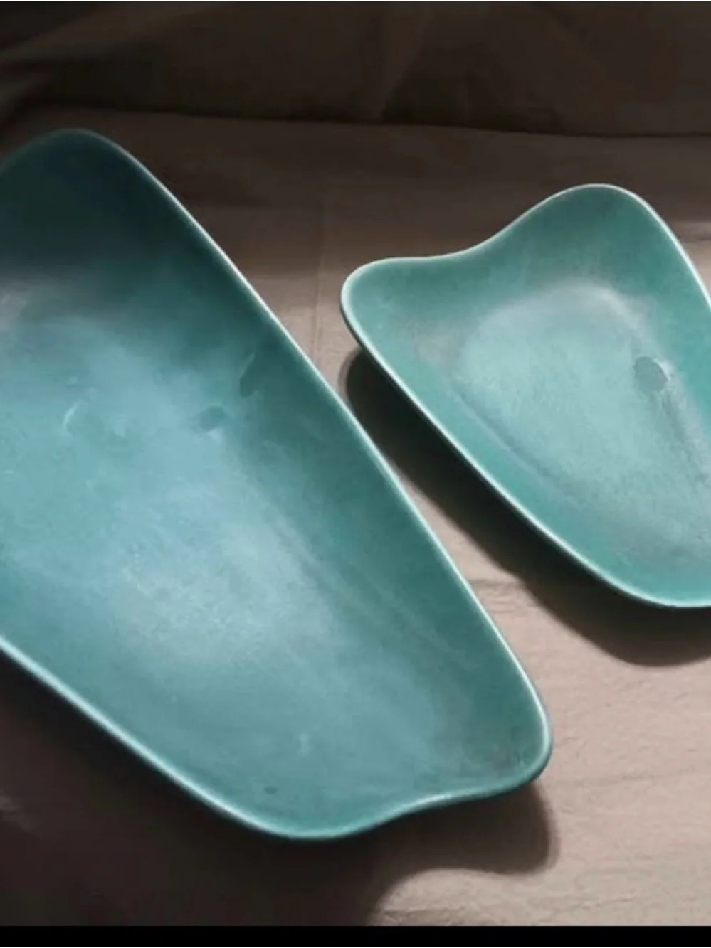 MCM Atomic Aqua Tray Set - 3-Piece